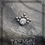 Triple Beaded with CZ